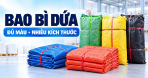 Bao bì dứa đóng hàng đủ màu nhiều kích thước