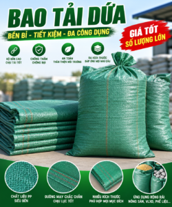 Bao bì dứa đựng hàng nặng dùng để đóng gói và vận chuyển hàng hóa